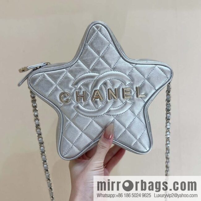 wsxc1703166425882_0-800x800bmaetxkk5zs21017_20250716020411.jpg CHANEL 24C Early Spring Vacation Series Limited Edition Star Bag AS4579 silver