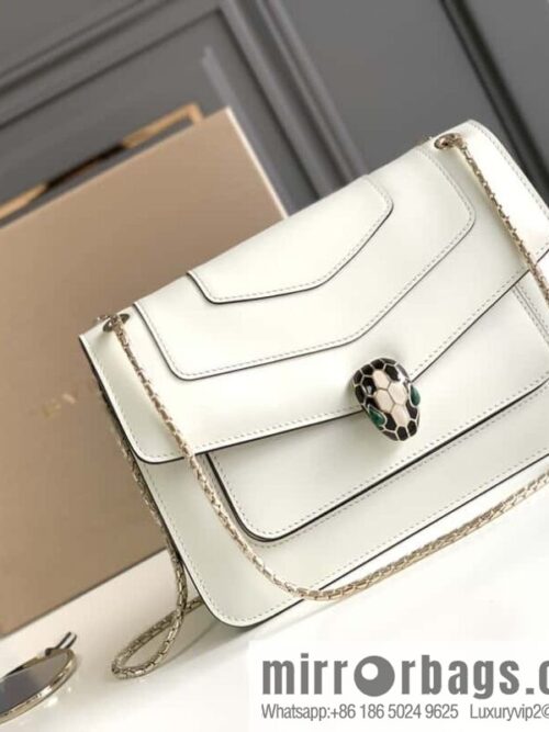 wsxc1703180462412_0-800x800bwdabk3aaof20669_20250716020115.jpg BVLGARI Bulgari crossbody bag 290323 agate white 25CM
