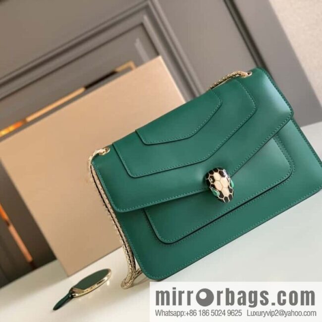 BVLGARI Bulgari crossbody bag 290323 emerald 25CM