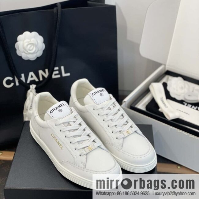 CHANEL Xiaoxiang bronzing casual sports little white shoes G45080