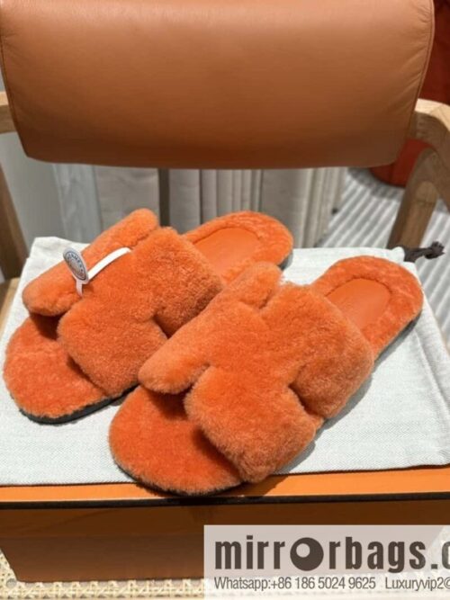 wsxc1703792726547_1-800x800zqwdkm4vavn127061_20250702200956.jpg Hermès imported lamb wool lzmir series men\'s sandals