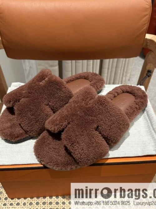 wsxc1703793066391_1-800x800vm4rn31u1y1127041_20250702200923.jpg Hermès imported lamb wool lzmir series men\'s sandals