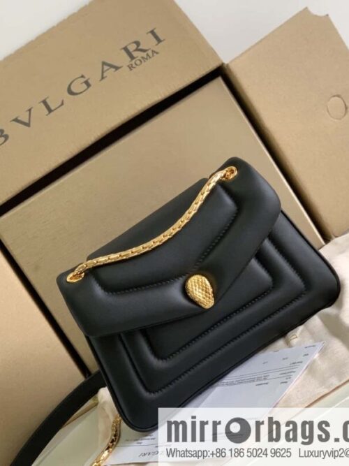 wsxc1704213035740_0-800x800bqgsuc1vlp517036_20250716012815.jpg BVLGARI Bulgari SERPENTI REVERSE Small shoulder bag 292123 black 22CM