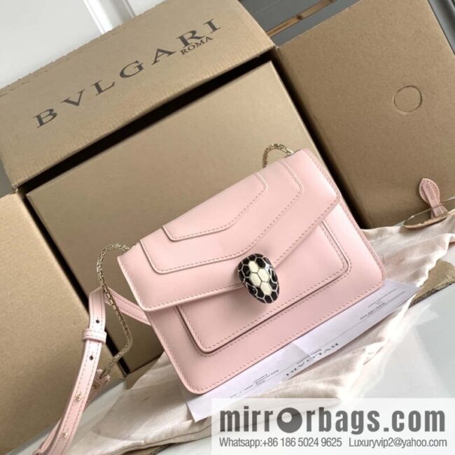 BVLGARI Bulgari Serpenti Forever crossbody bag 289672 Jasmine quartz pink 19CM