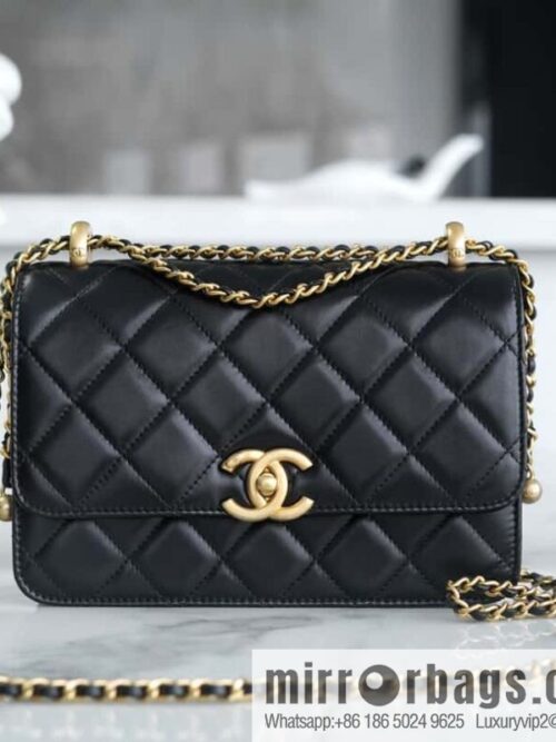 wsxc1704730012290_0-800x800ez4xok4sd0v13911_20250716005937.jpg CHANEL 24C Original calfskin, double gold ball black AS2649