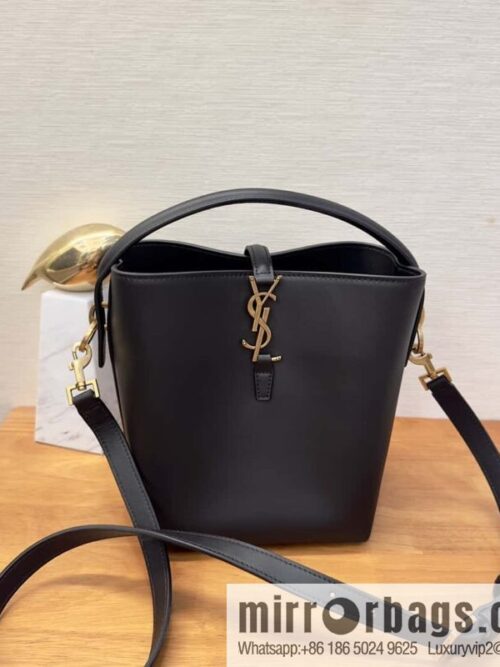 wsxc1705078336051_0-800x800wtahvaoni2513580_20250716005623.jpg SAINT LAURENT Saint Laurent YSL summer new model _ small bucket bag 749036 black gold