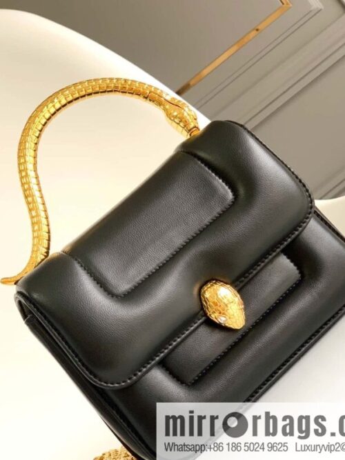 wsxc1705339233532_0-800x800plfsxak4cno13090_20250716005229.jpg BVLGARI Bulgari joint design limited edition Mary Katrantzou snakehead bag 291071 black 19CM