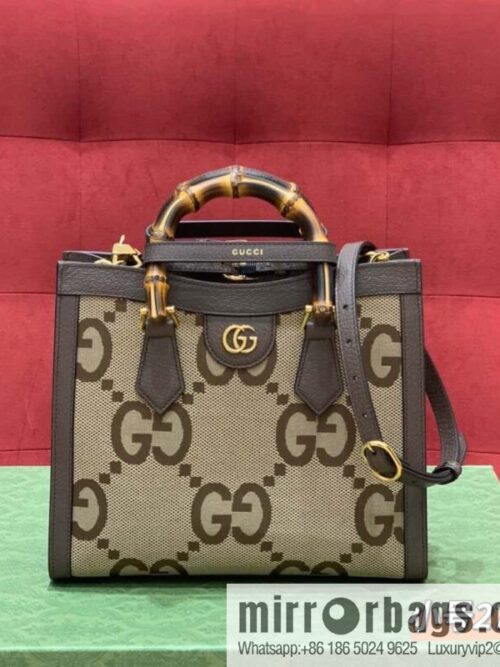 wsxc1705517119903_0-800x800rzaljaj5iez13050_20250716005207.jpg GUCCI Gucc1 Diana canvas tote bag 660195