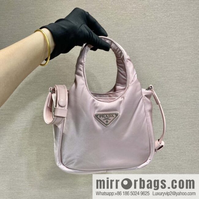 PRADA Prada mini tote bag 🎉 light powder 1BA359 nylon fabric