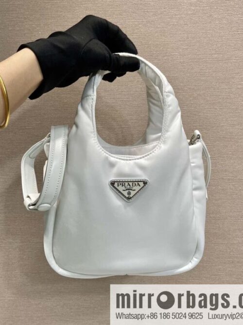 wsxc1705776768527_0-800x800zmhjaw2zgp412605_20250716004751.jpg PRADA Prada mini tote bag 🎉 white 1BA359 nylon fabric