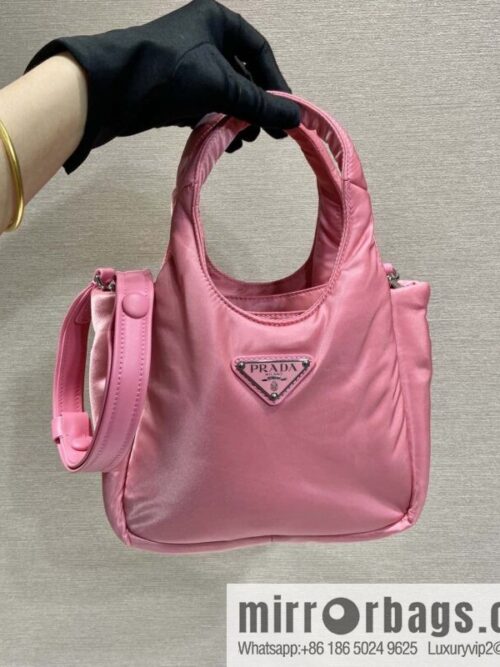 wsxc1705776799919_0-800x800zysoibejolw12590_20250716004741.jpg Prada mini tote bag 🎉 pink 1BA359 nylon fabric
