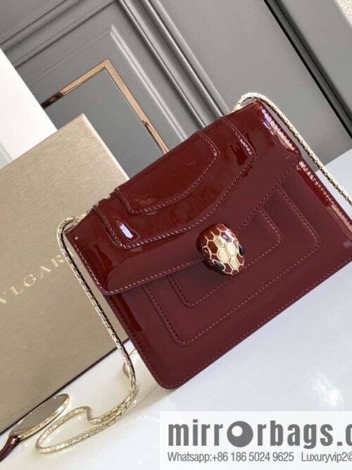 wsxc1708616989760_0-800x800ir1jqsuotex9737_20250716002209.jpg BVLGARI Bulgari SERPENTI FOREVER EAST-WEST Series Small Shoulder Bag 61879 Burgundy 20CM