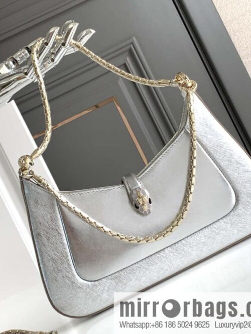 wsxc1708617357566_0-800x800me4xbxxj2f49698_20250716002151.jpg BVLGARI Bulgari SERPENTI BAIA series small shoulder bag 293208 silver 27.5CM