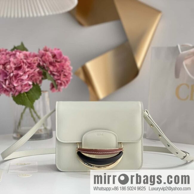 Chloe Kattie bracelet bag, white
