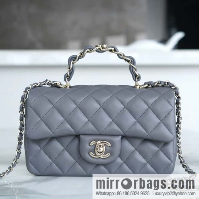 wsxc1708963761732_0-800x8004130jqzjcmx9342_20250716001833.jpg CHANEL autumn and winter new \"double C\" handle CF dark gray AS2431