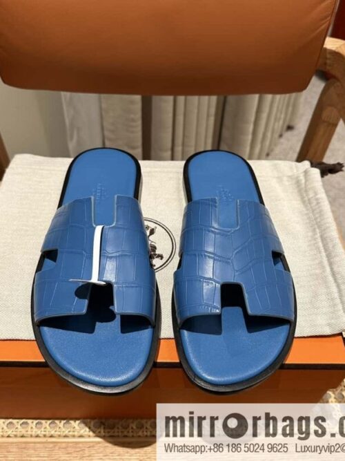 wsxc1708966911281_0-800x800davpx2hkplc122414_20250702165336.jpg Hermès crocodile leather H family male god slippers