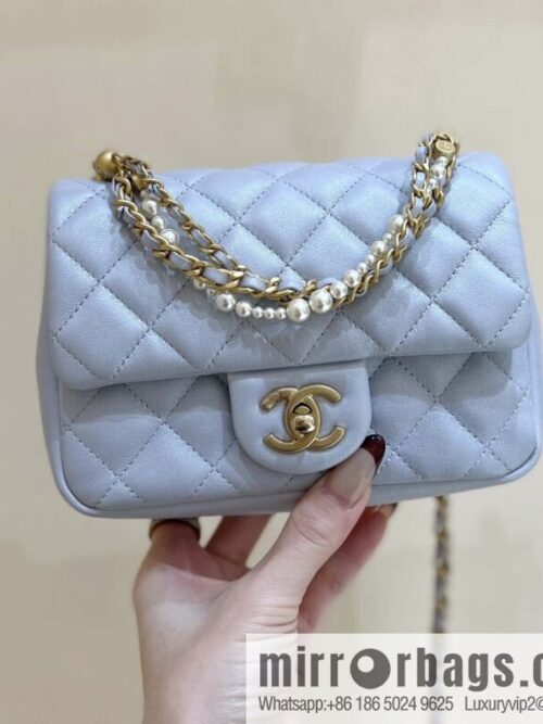 wsxc1709667721455_0-800x800zu1agir0rpa8801_20250716001343.jpg CHANEL 24P Spring and Summer Preview Series Limited Edition Pearl Square Fatty AS4385