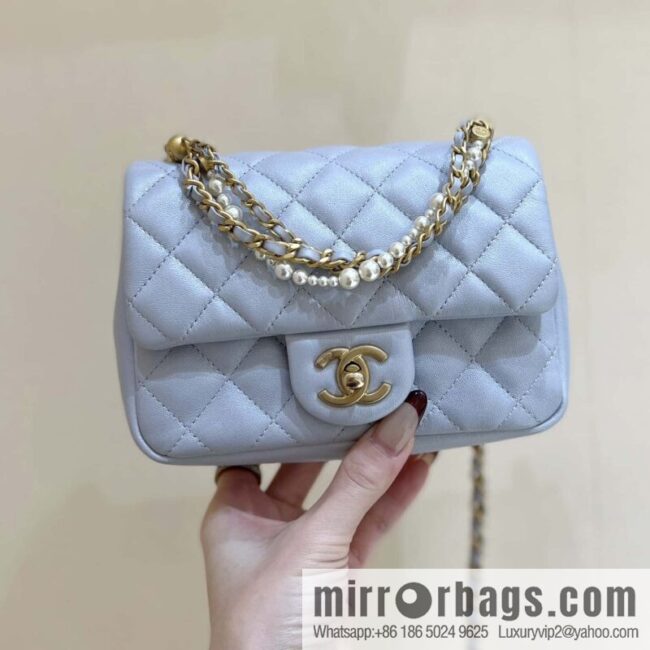wsxc1709667721455_0-800x800zu1agir0rpa8801_20250716001343.jpg CHANEL 24P Spring and Summer Preview Series Limited Edition Pearl Square Fatty AS4385