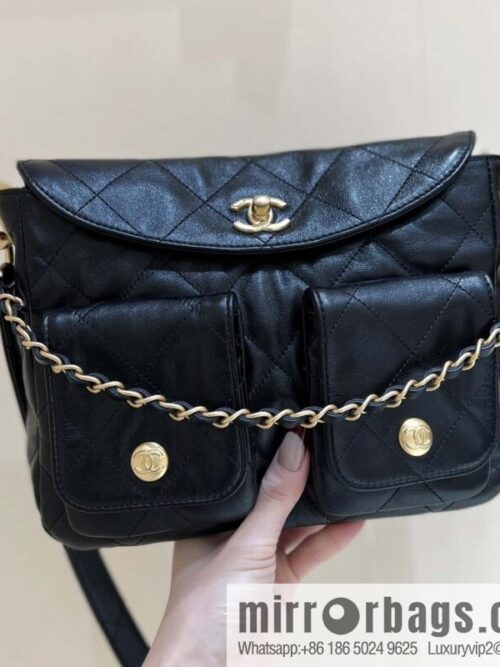 wsxc1709668611532_0-800x8002xixhwz21hy8569_20250716001216.jpg CHANEL 24P spring and summer trailer series big hit hobo Vintage bag AS4743 black