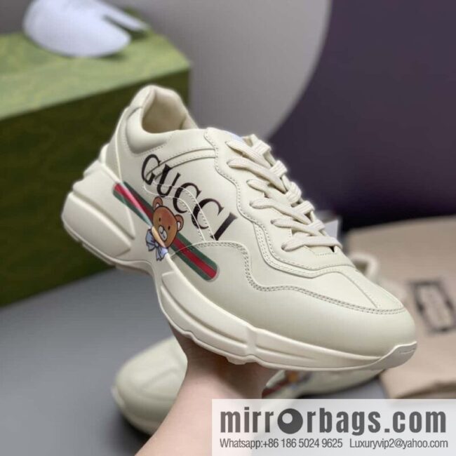 GUCCI men\'s and women\'s retro sneakers