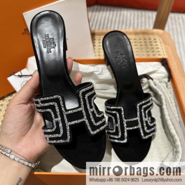 wsxc1709921564811_1-800x8003yo4ljf5rij118946_20250702142521.jpg Hermès 2022 spring and summer new product H brand high-heeled diamond surface model