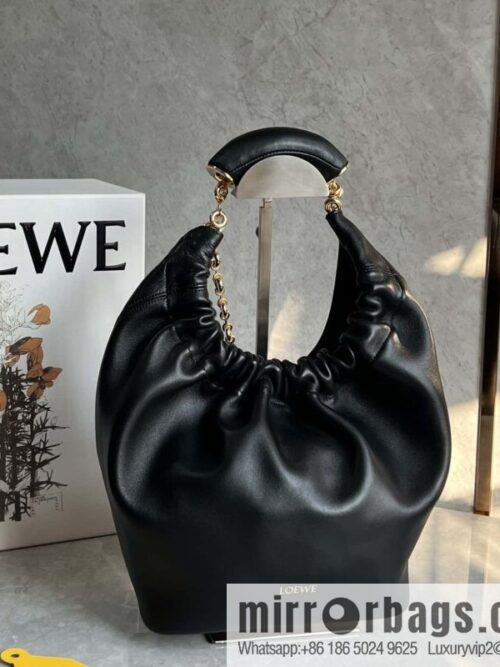 wsxc1710258684466_0-800x800shamrtau3j36072_20250715234932.jpg LOEWE Squeezed Underarm Bag 0701 black 29.5CM