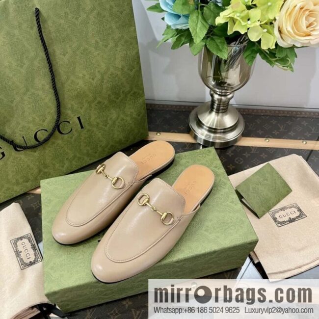 GUCCI horse buckle muller shoes half tray shoes