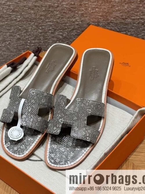 wsxc1711104586341_0-800x800gihandxdvqj117987_20250702135840.jpg Hermès Lizard Leather Slippers