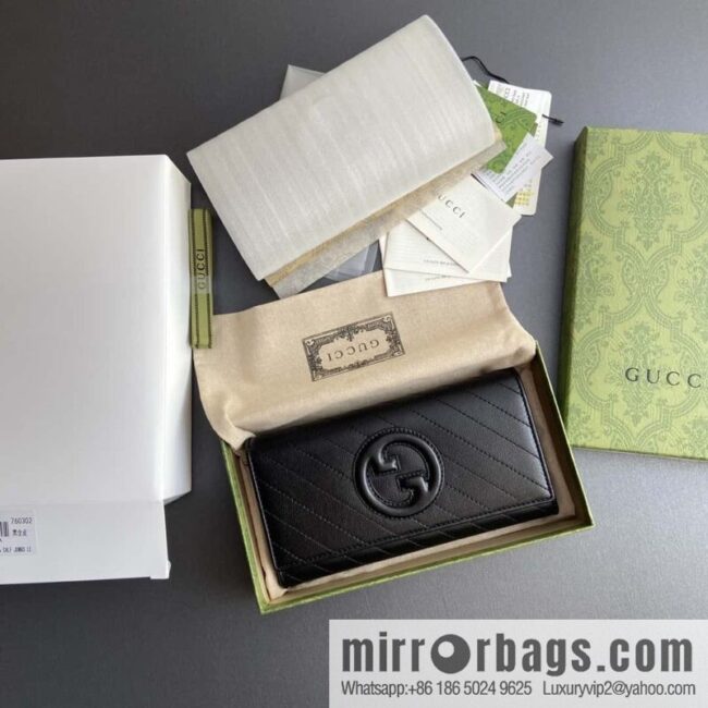 GUCCI G Blondie series long wallet 760302