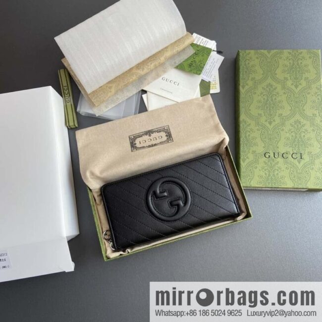 GUCCI G Blondie series full zipper wallet 760312