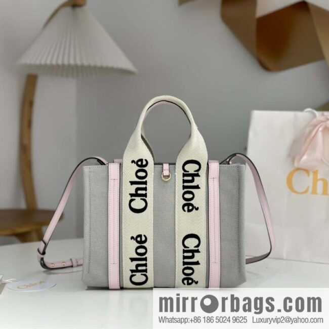 Chloe 24-year limited series new Woody tote bag, small 26CM.