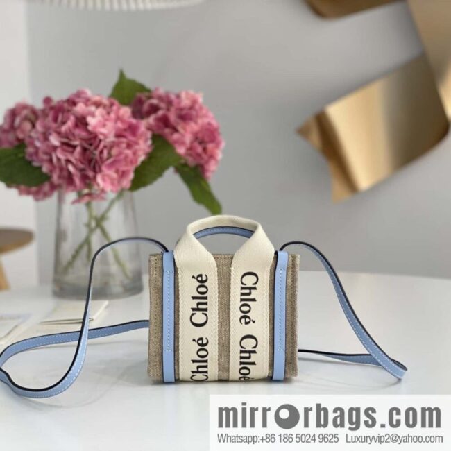 Chloe Nano- super mini bag 14CM sky blue