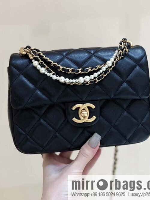 wsxc1713429622448_0-800x800imm1keblfft207923_20250709080638.jpg CHANEL 24P Spring and Summer Preview Series Limited Edition Pearl Large Square Fatty AS4384