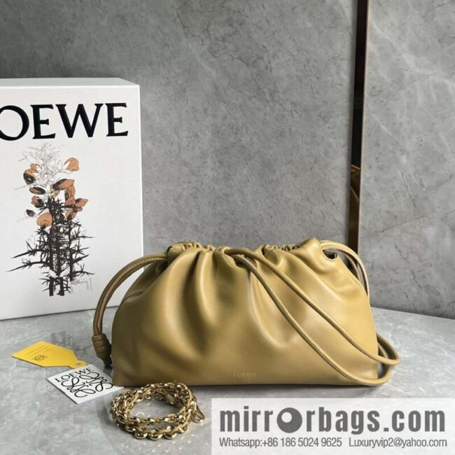 LOEWE Flamenco Purse 0803 Desert Yellow 30cm
