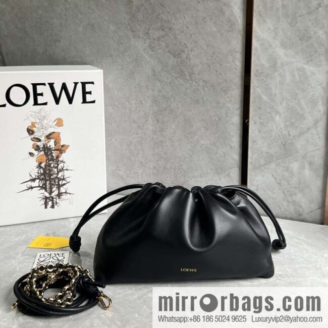 LOEWE Flamenco Purse 0803 black 30cm