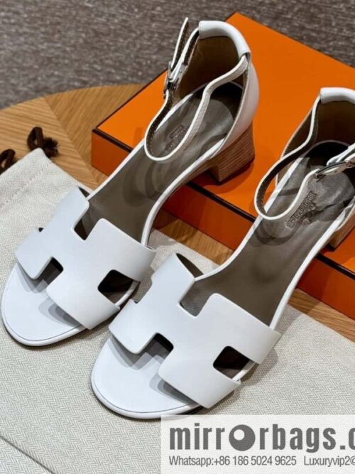 wsxc1715097315761_0-800x8003e34pwmeqbo98469_20250702032430.jpg Hermès 189 strap-on sandals/Encens 50 white/01Blanc