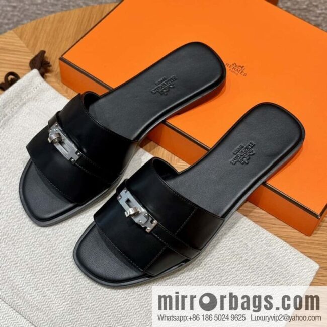 wsxc1715180682174_0-800x800uspr40j1jr198238_20250702031822.jpg Hermès 183Kelly tow sandals Gigi50 black/CK89/Noir