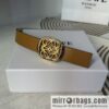 LOEWE Luo Yiwei\'s new belt smooth cow leather double-sided belt 2.8CM.