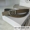 LOEWE Luo Yiwei\'s new belt smooth cow leather double-sided belt 2.8CM.