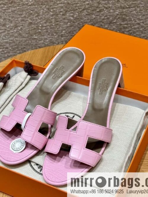 wsxc1715271913449_0-800x800eevbwunyqsj90435_20250702000343.jpg Hermès 185 Oasis high-heeled sandals, cherry blossom powder/5P/pink