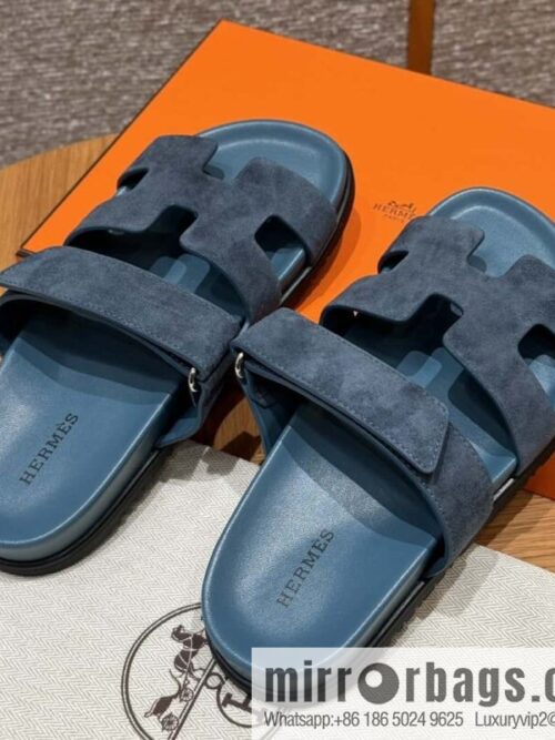 wsxc1715793856521_0-800x800xwyuijimj2x89999_20250701235124.jpg Hermès 225 CHYPRE SANDAL uncle shoes, navy blue/Purplish blue
