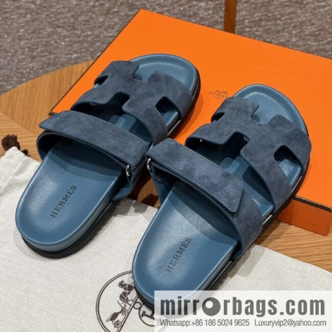 wsxc1715793856521_0-800x800xwyuijimj2x89999_20250701235124.jpg Hermès 225 CHYPRE SANDAL uncle shoes, navy blue/Purplish blue