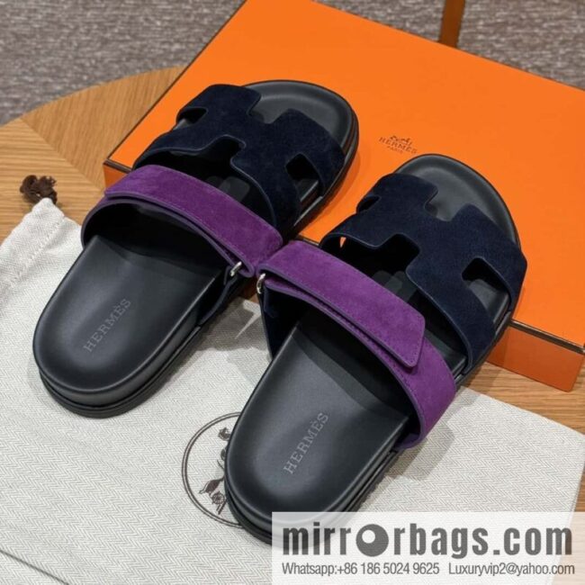 wsxc1715794004581_0-800x800d2k4ehqn04k89943_20250701234945.jpg Hermès 225 CHYPRE SANDAL Shoes, Blue/Blue- Purple/Purple