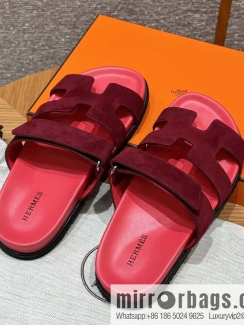 wsxc1715794239969_0-800x800exnn5n2ruiy89864_20250701234734.jpg Hermès 225 CHYPRE SANDAL uncle shoes, rose red/Rose red