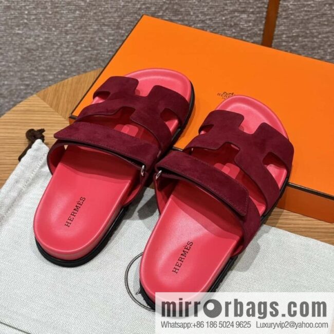wsxc1715794239969_0-800x800exnn5n2ruiy89864_20250701234734.jpg Hermès 225 CHYPRE SANDAL uncle shoes, rose red/Rose red