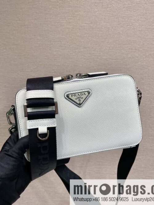 wsxc1715795460102_0-800x800hznxdleednu202414_20250709054046.jpg PRADA 🎉 new mailman bag 🎉 2VH173 cross pattern, white