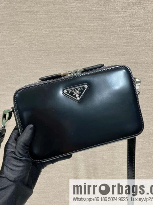 wsxc1715795561473_0-800x800cvomfpwjg1n202400_20250709054023.jpg PRADA 🎉 new mailman bag 🎉 2VH173 glossy black