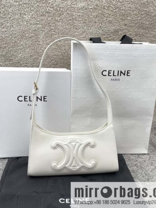 wsxc1716914605283_0-800x800nly3kyi4kir198927_20250709040746.jpg CELINE\'s new armpit bag collection TRIOMPHE handbag 198153 white