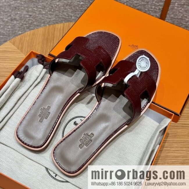 wsxc1717002005343_0-800x800fee2q2galtp80279_20250701184821.jpg Hermès 181 Oran Sandals, Saddle Red/OG/Rouge Sellier Lizard 🦎/Lizard