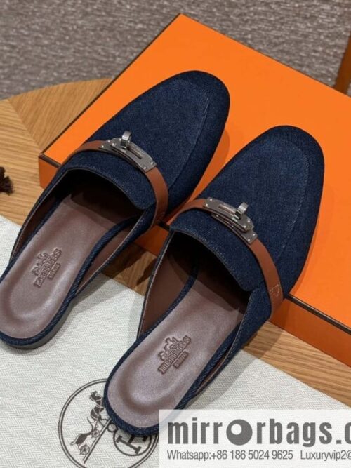wsxc1717002510614_0-800x800ud0jdqxke3d80198_20250701184607.jpg Hermès 188 OZ mule half trailers, cowboy blue/cowboy blue /Cowboy